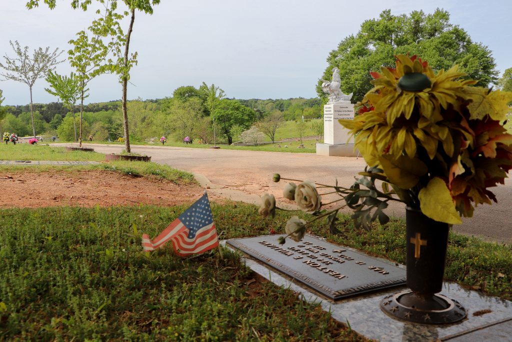 Some of those killed in the poultry plant are buried at Memorial Park Cemetery in Gainesville. Poultry processing is a dominant industry in Gainesville.